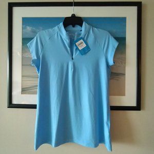 COLUMBIA Women's Polo Shirt Short Sleeve Size Medium NEW